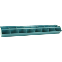 Sectional Bin Units, 100 lbs. Cap., 37" W x 8" D x 4-1/2" H, Blue Equipex