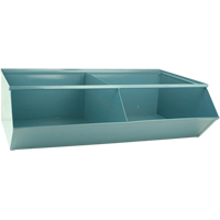 Sectional Bin Units, 100 lbs. Cap., 37" W x 24" D x 11" H, Blue Equipex