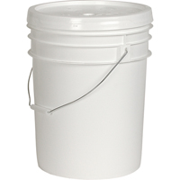 Seau d'usage g&eacute;n&eacute;ral sans couvercle, Plastique, 4 L Equipex