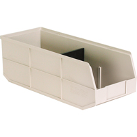 Akro-Bin de la S&eacute;rie 1800, 8-1/4" la, 7" h x 20-1/2" p, Beige Equipex