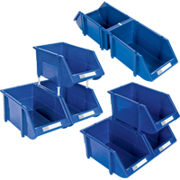 Bac empilable & &agrave; suspendre, 7-7/8" la, 7" h x 17-11/16" p, Vert Equipex