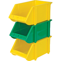Bac empilable & &agrave; suspendre, 5-7/8" la, 4-11/16" h x 9-13/16" p, Jaune Equipex