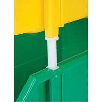 Bac empilable & &agrave; suspendre, 5-7/8" la, 4-11/16" h x 9-13/16" p, Jaune Equipex