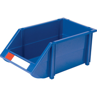 Bac empilable & &agrave; suspendre, 8-3/16" la, 6-3/16" h x 14" p, Bleu Equipex