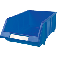 Bac empilable & &agrave; suspendre, 11-13/16" la, 7" h x 17-11/16" p, Bleu Equipex