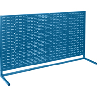 Louvered Bench Racks - Rack Only, 0 Bins, 72" W x 15" D x 40" H Equipex