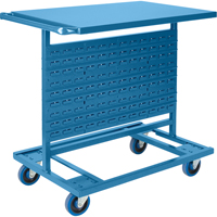 Bin Carts - Cart Only, Double-sided, 24" W x 38-1/2" D x 36-1/2" H Equipex