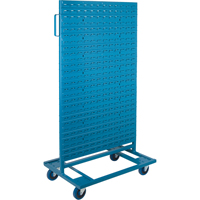 Mobile Bin Racks - Double Sided, 0 Bins, 36" W x 24" D x 67-1/2" H Equipex