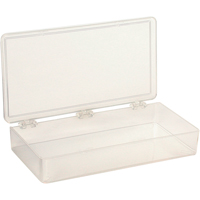 Boîte &agrave; compartiments K-Resin, Plastique, 4" la x 8" p, 1-3/16" h, Transparent Equipex