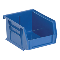 Ultra Stack & Hang Bin, 4-1/8" W x 3" H x 5-3/8" D, Blue Equipex