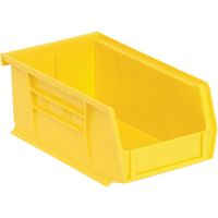 Ultra Stack & Hang Bin, 4-1/8" W x 3" H x 7-3/8" D, Yellow Equipex