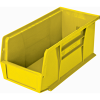 Bacs ultra empilable & suspendable, 5-1/2" la, 5" h x 10-7/8" p, Jaune Equipex