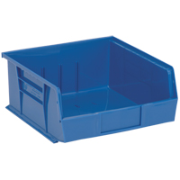 Bacs ultra empilable & suspendable, 11" la, 5" h x 10-7/8" p, Bleu Equipex