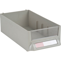 Replacement Drawer for KPC-400 Parts Cabinet, Plastic, 4-11/16" W x 8-5/8" D x 2-7/10" H, Grey Equipex