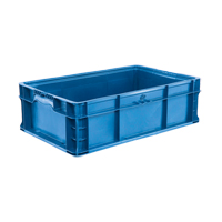 StakPak Plus 4845 System Containers, 15" W x 24" D x 7.5" H, Royal Blue Equipex