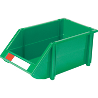 Bac empilable & &agrave; suspendre, 8-3/16" la, 6-3/16" h x 14" p, Vert Equipex