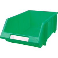 Stack & Hang Bin, 11-13/16" W x 7" H x 17-11/16" D, Green Equipex