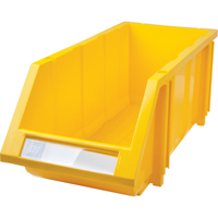 Bac empilable & &agrave; suspendre, 7-7/8" la, 7" h x 17-11/16" p, Jaune Equipex