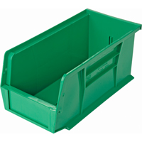Bacs ultra empilable & suspendable, 5-1/2" la, 5" h x 10-7/8" p, Vert Equipex
