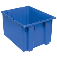 Contenants Stack & Nest, 13" x 23,5" x 19,5", Bleu Equipex