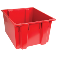 Contenants Stack & Nest, 13" x 23,5" x 19,5", Rouge Equipex