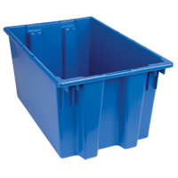 Contenants Stack & Nest, 12" x 23,5" x 15,5", Bleu Equipex