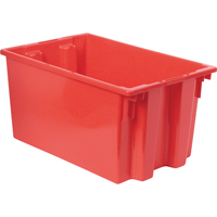 Contenants Stack & Nest, 12" x 23,5" x 15,5", Rouge Equipex