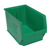 Contenants g&eacute;ants empilables, 12,375" la x 19,75" p x 11,875" h, Vert Equipex
