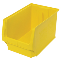 Contenants g&eacute;ants empilables, 12,375" la x 19,75" p x 11,875" h, Jaune Equipex