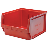 Contenants g&eacute;ants empilables, 18,375" la x 19,75" p x 11,875" h, Rouge Equipex
