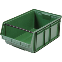 Contenants g&eacute;ants empilables, 18,375" la x 29" p x 11,875" h, Vert Equipex