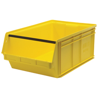Contenants g&eacute;ants empilables, 18,375" la x 29" p x 11,875" h, Jaune Equipex
