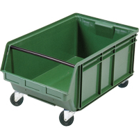 Mobile Giant Stacking Bin, 11-7/8" H x 18-3/8" W x 29" D, 150 lbs. Capacity, Green Equipex