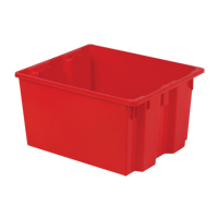 Contenants Stack-N-Nest Polylewton, 13" x 24" x 20", Rouge Equipex