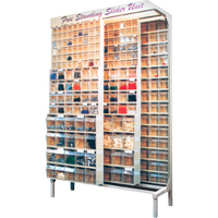 SYST&egrave;ME COULISSANT A/56BACS16"PX74"HX48"LA, 48" la x 18" p x 77" h, 56 bacs Equipex
