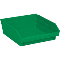 Bacs pour tablette, 11-1/8" la x 4" H x 11-5/8" p, Vert, Capacit&eacute; 30 lb Equipex