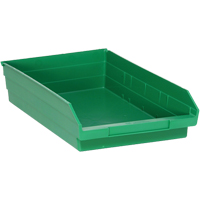 Bacs pour tablette, 11-1/8" la x 4" H x 17-7/8" p, Vert, Capacit&eacute; 40 lb Equipex