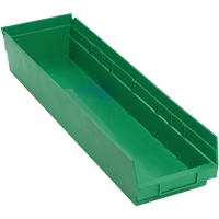 Bacs pour tablette, 6-5/8" la x 4" H x 23-5/8" p, Vert, Capacit&eacute; 50 lb Equipex