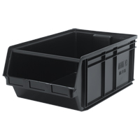Bac MAGNUM, 11-7/8" ha x 18-3/8" la x 29" p, Capacit&eacute; de 150 lb, Noir Equipex