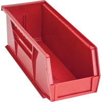 Ultra Stack & Hang Bin, 4-1/8" W x 4" H x 10-7/8" D, Red Equipex