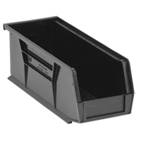 Ultra Stack & Hang Bin, 4-1/8" W x 4" H x 10-7/8" D, Black Equipex