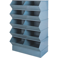 Pre-Engineered Sectional Systems, 5000 lbs. Cap., 37" W x 24" D x 55" H, Blue Equipex