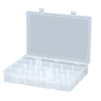 Boîtes &agrave; compartiments compactes, 13,125" la x 2,3125" p x 9" h, 24 compartiments Equipex