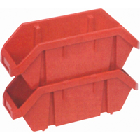 Boîtes &agrave; ramassage rapide "Quick Pick", 7" x 8,375" x 18,5", Rouge Equipex