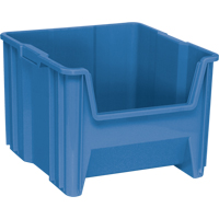 Contenants &agrave; empiler g&eacute;ants, 16,5" la x 17,5" p x 12,5" h, Bleu Equipex