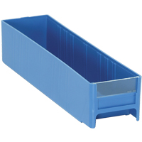ARMOIRE TIROIR BLEU 11"LX2 3/4"LAX2 1/2"H, 2-3/4" la x 11" p x 2-1/2" h, Bleu Equipex