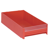 ARMOIRE TIROIR ROUGE 11"LX 5 5/8"LAX2 1/2"H, 5-5/8" la x 11" p x 2-1/2" h, Rouge Equipex