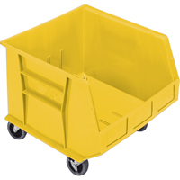 Bac mobile, 14" ha x 16-1/2" la x 18" p, Capacit&eacute; de 75 lb, Jaune Equipex