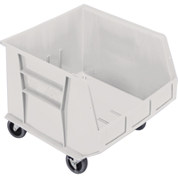 Bac mobile, 14" ha x 16-1/2" la x 18" p, Capacit&eacute; de 75 lb, Ivoire Equipex