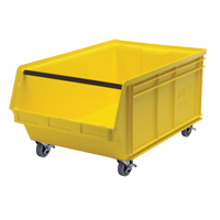 Bac mobile MAGNUM, 14-7/8" ha x 18-3/8" la x 29" p, Capacit&eacute; de 150 lb, Jaune Equipex